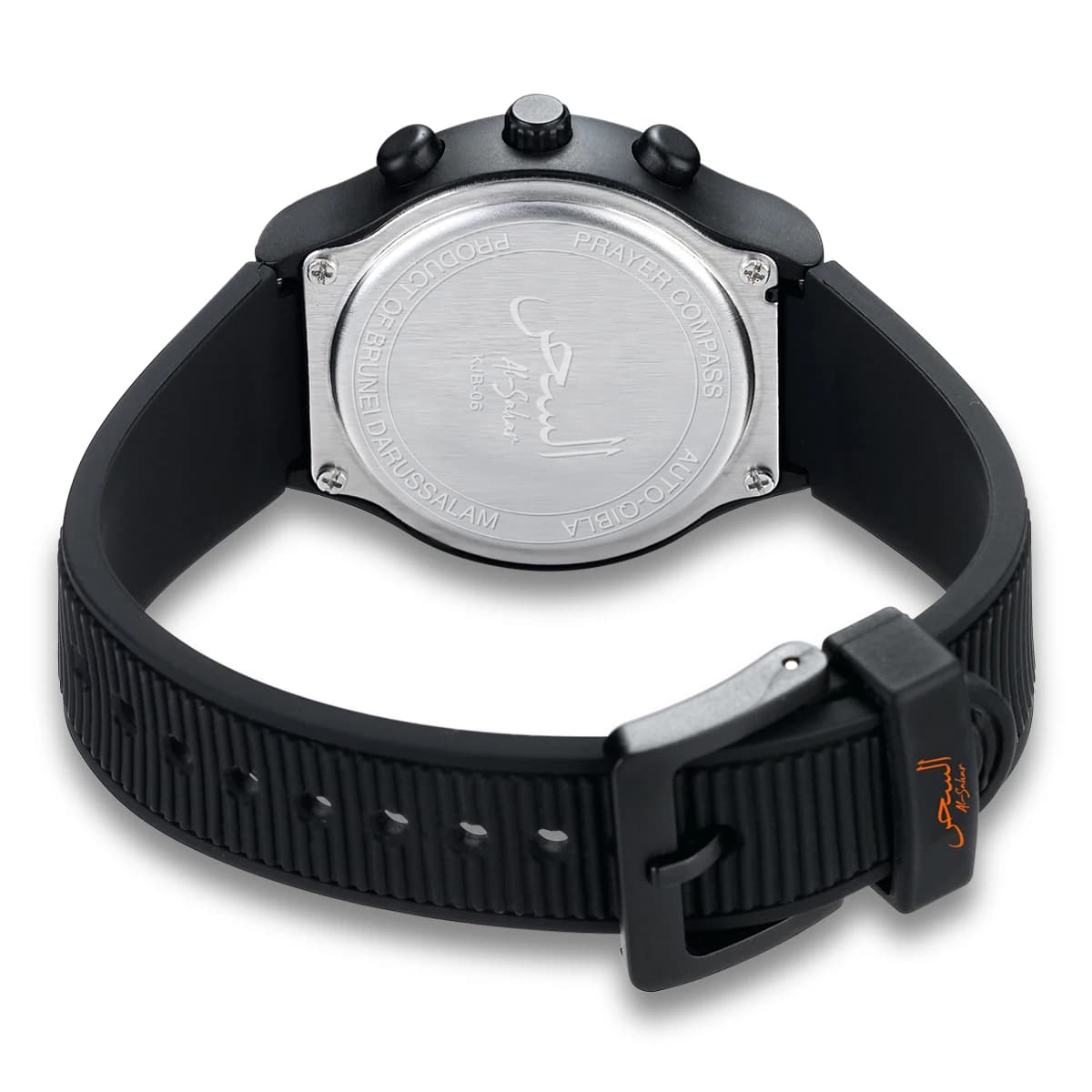 Montre de prière Azan pour prière musulmane avec boussole Qibla Montre de sport rétroéclairée islami