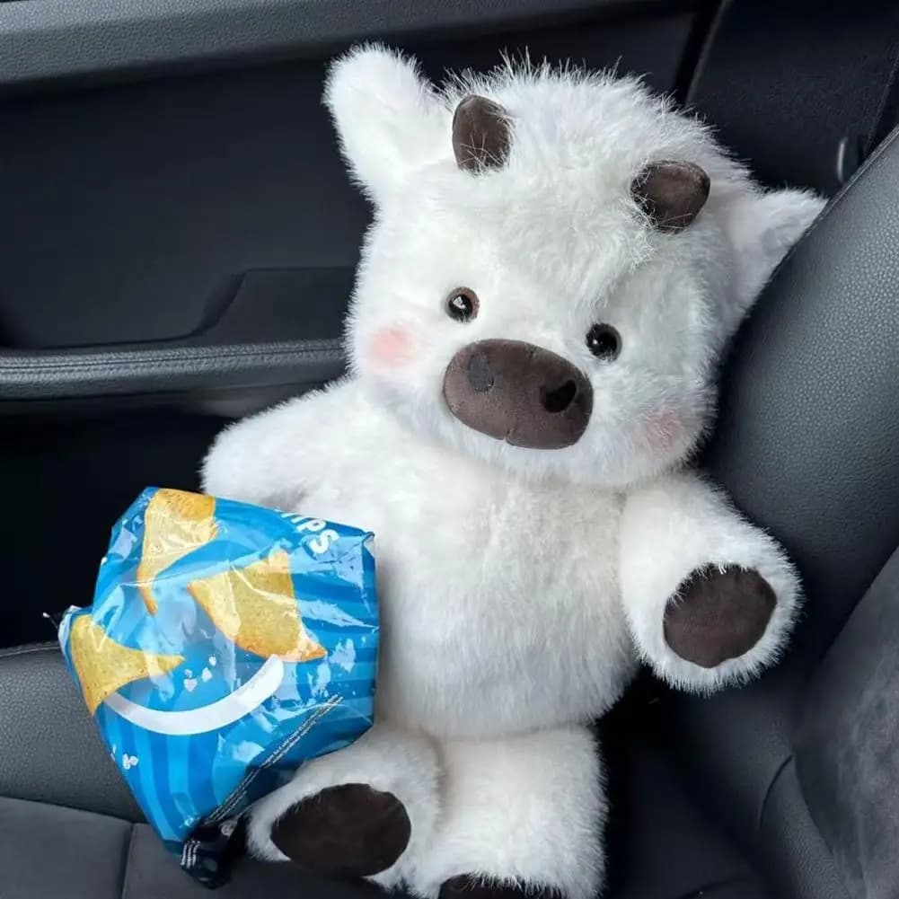Peluche cochon de veau doux, jouet en peluche animé mignon, oreiller créatif en peluche cochon de co