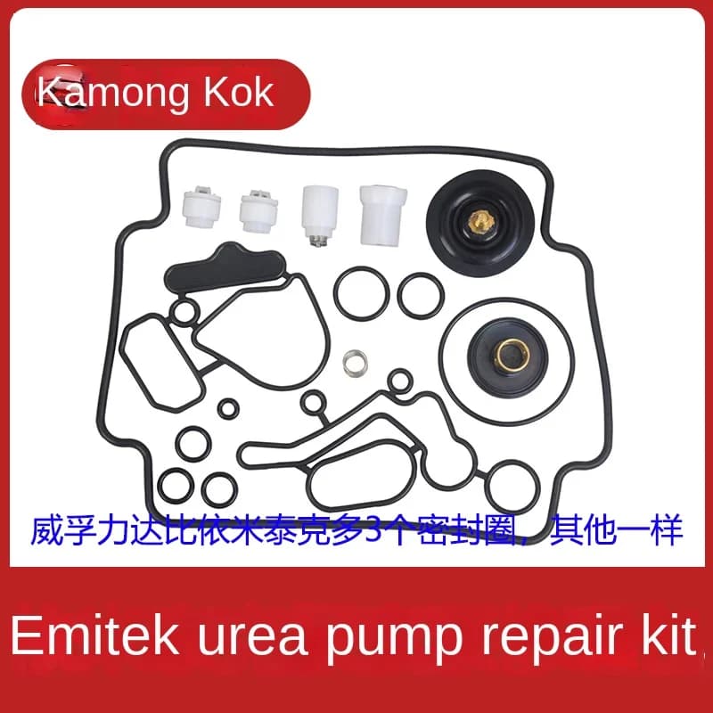 Kit de réparation de pompe à urée, CumSERVICES, Emitec, Kailong, Weifu, Lida, Kaidex, 2.2, 6.5