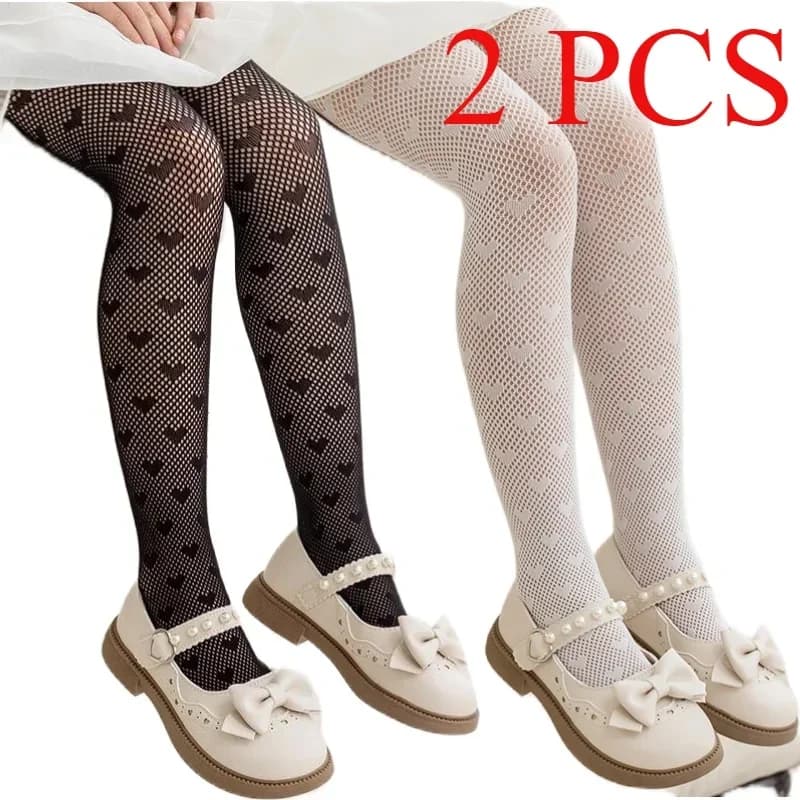 2/1 pièces bébé fille collants enfants danse bas chaussette enfants école étudiant uniforme collants