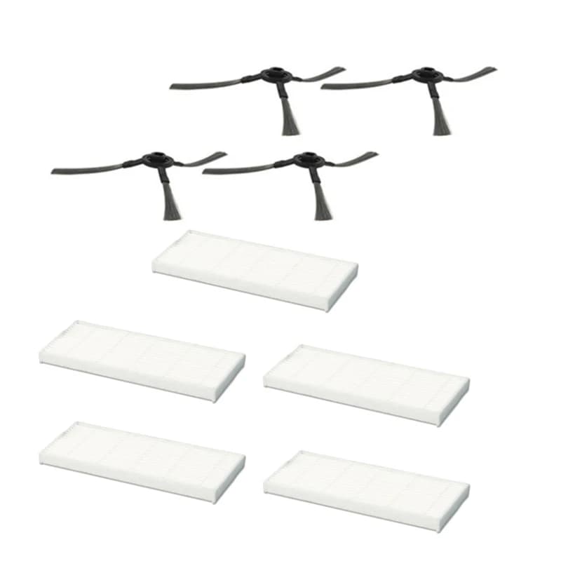 Pièces de rechange pour aspirateur Robot Vileda VR 201 VR201 PetPro, filtre HEPA, brosse latérale