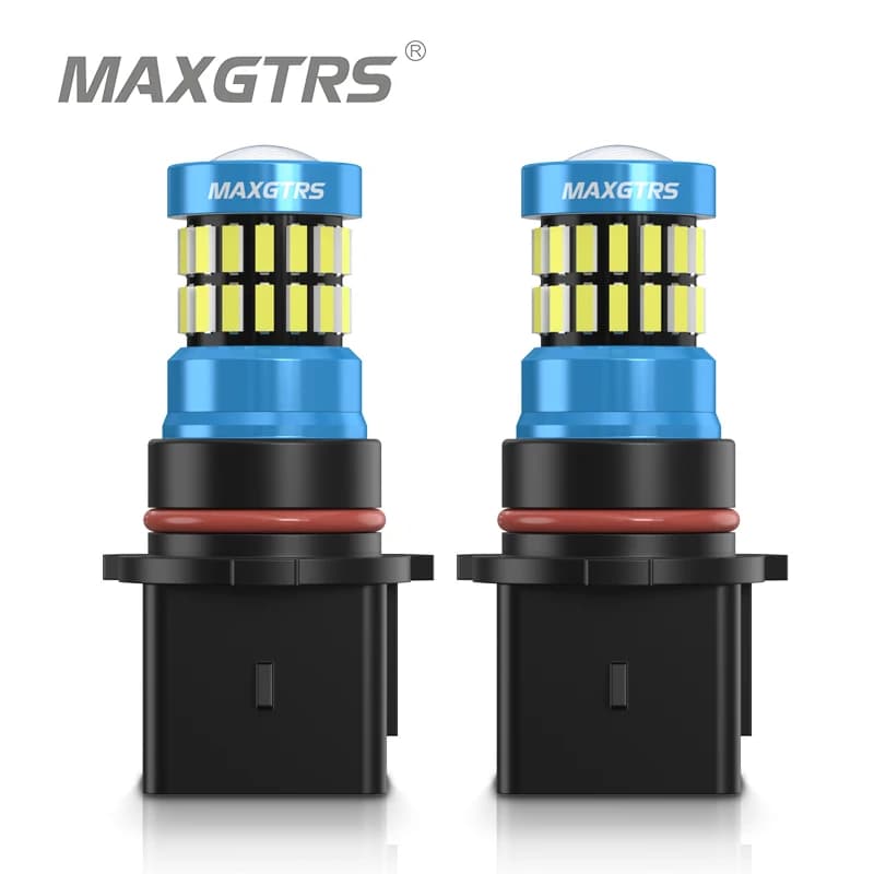 Phares antibrouillard LED pour voiture, feux de jour, Canbus, 2X, P13W, SH23W, PSX26W, 4014, 3030, D