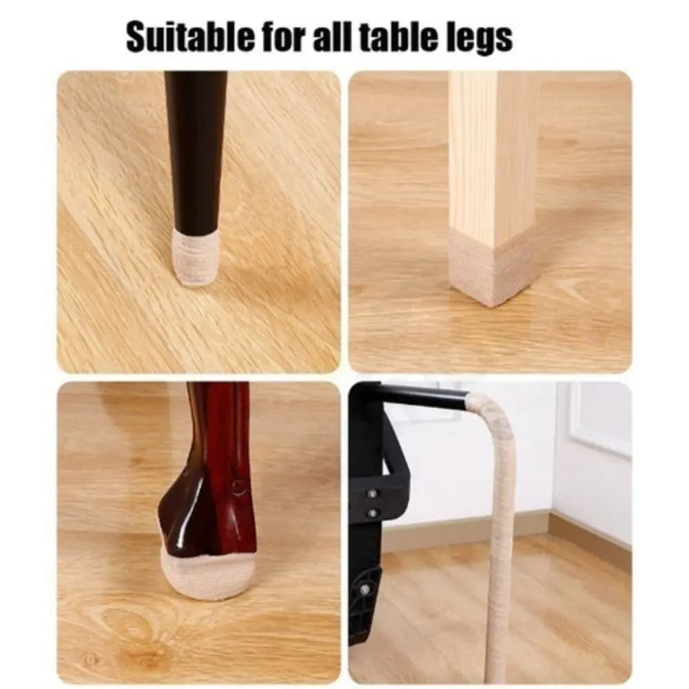 Rouleau de meubles en feutre antidérapant, couverture de pieds de Table et de chaise, tampons autoco