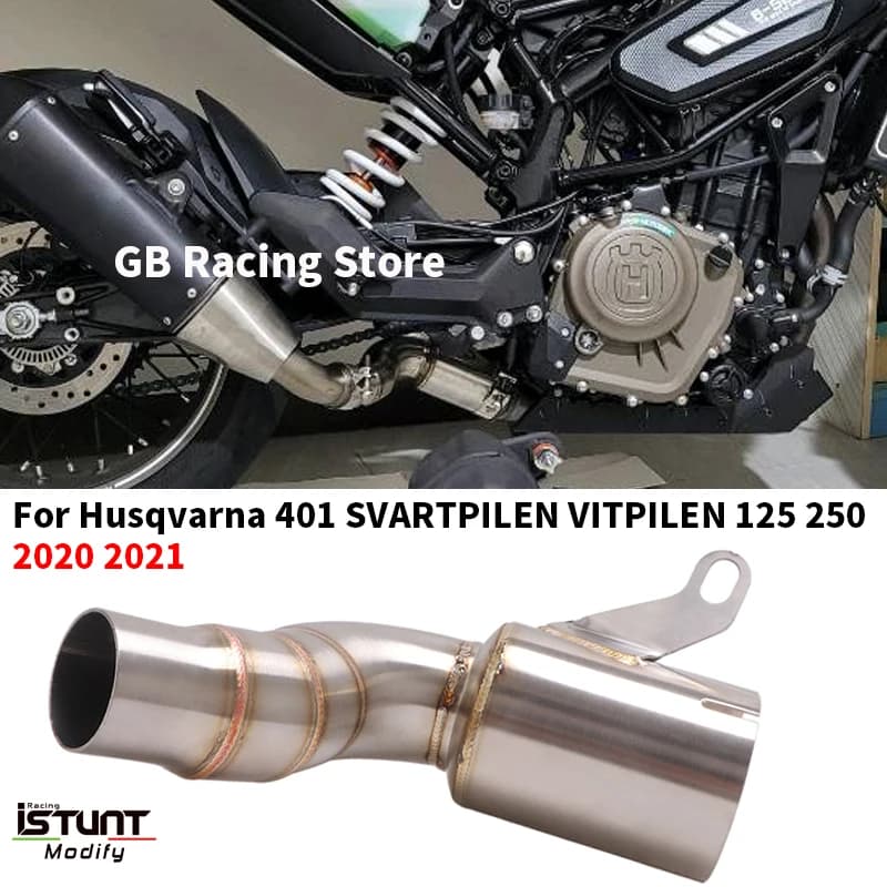 Pour Husqvarna 401 125 250 SVARTPILEN VITPILEN 2020 2021 2022 silencieux d'échappement de moto modif