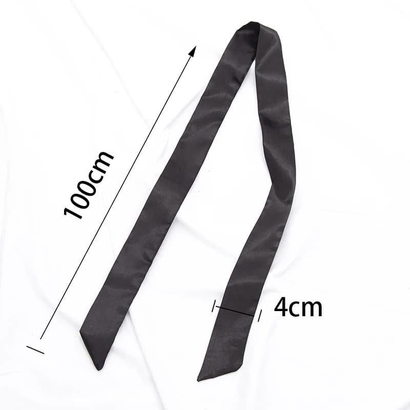 Nouveau Long sac écharpe femmes bandeau de cheveux dame accessoires solide maigre foulards bandeau S