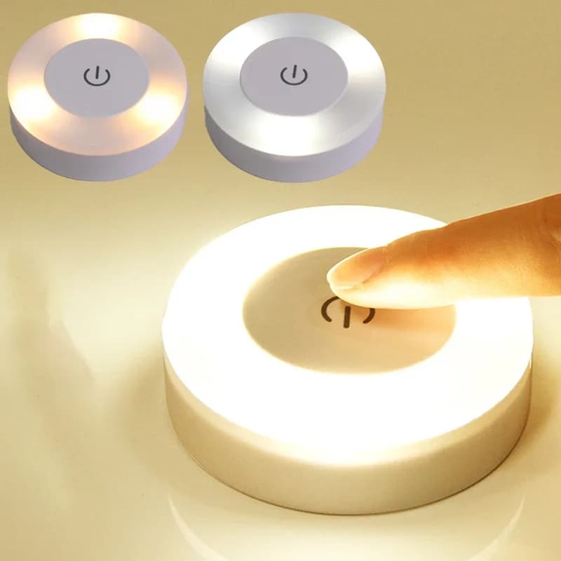 Veilleuse LED rechargeable par USB portable pour l'éclairage du salon et de la chambre à coucher. La