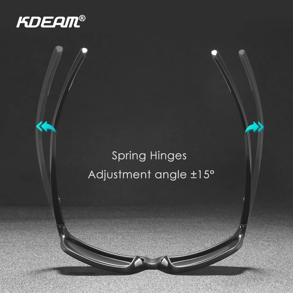 KDEAM-Lunettes de soleil Rinconcito Fashion Drive pour hommes et femmes, lunettes de sport de plein 