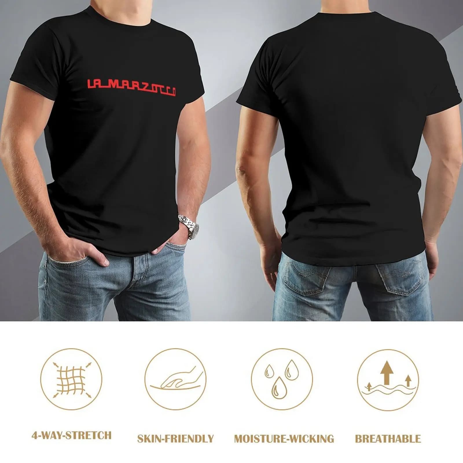 T-shirt de machine à café de marque LA MARZOCCO pour hommes, t-shirt anime, vêtements vintage à séch
