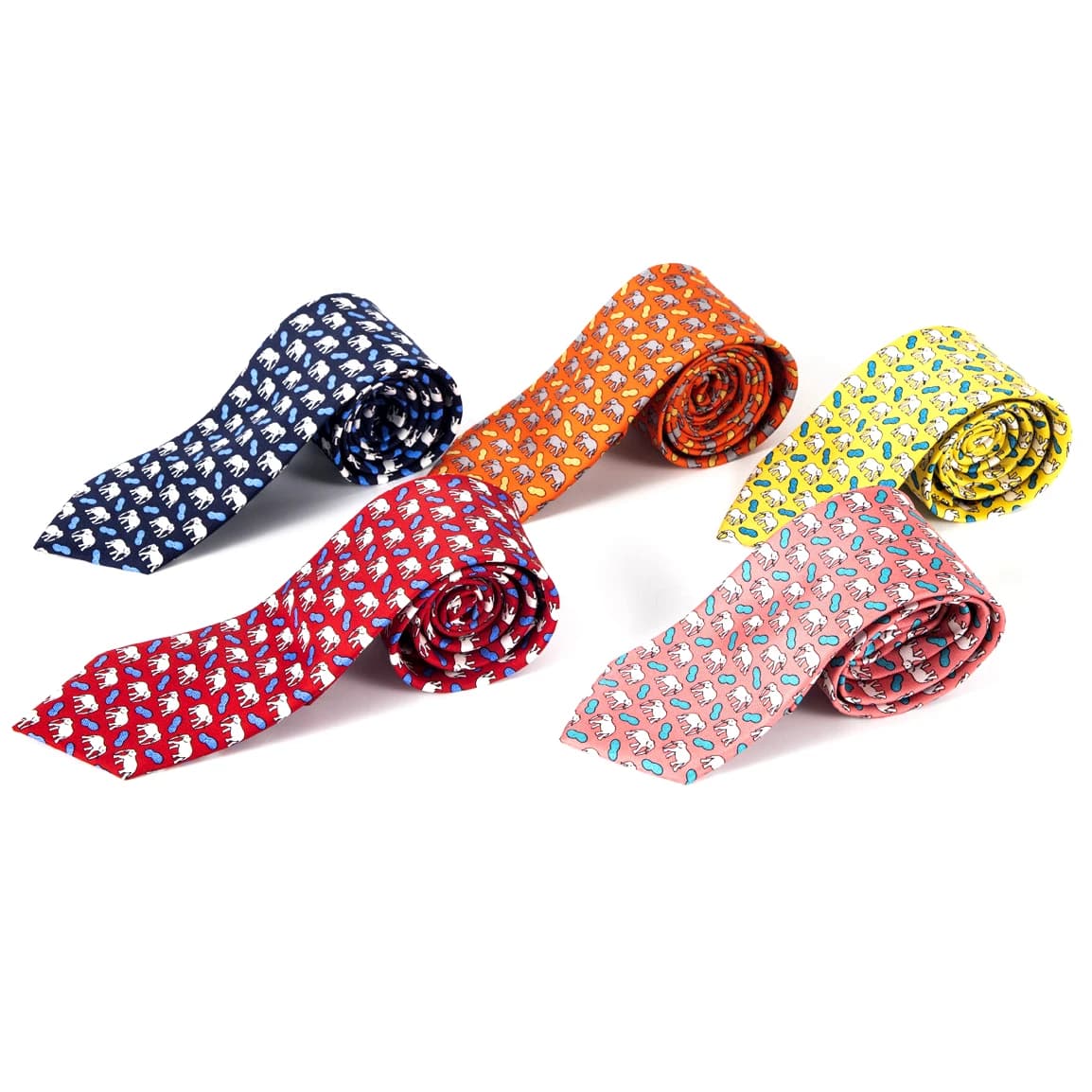Tailleur Smith 100% cravates en soie pour hommes cravate faite à la main avec motif Animal cravate f