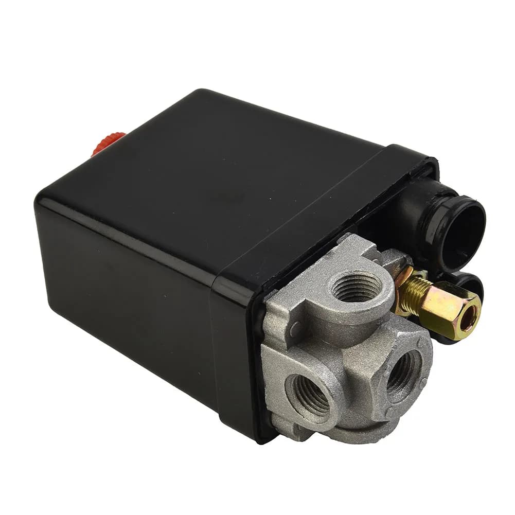 Pressostat de compresseur d'air 90-120psi, interrupteur de pression d'air automatique, collecteur à 