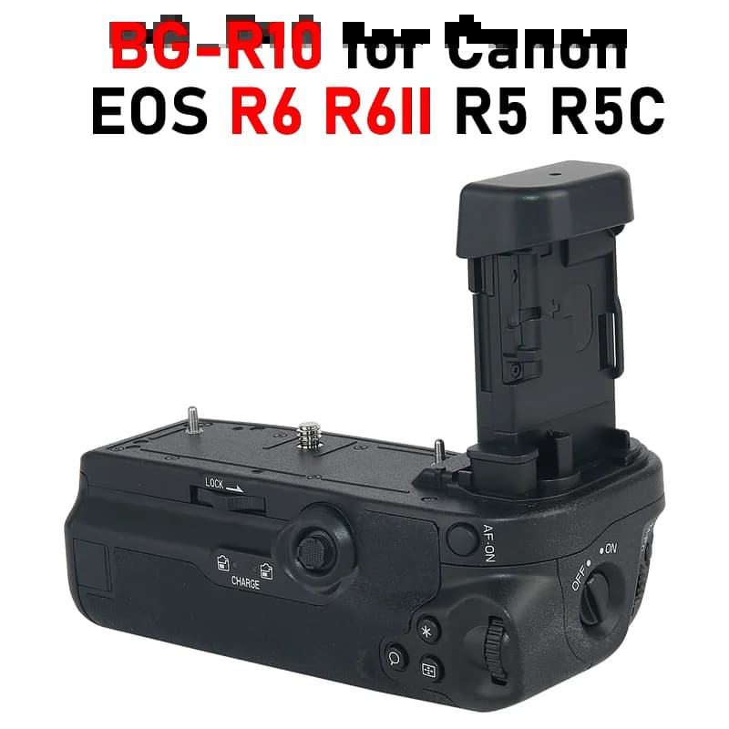 Poignée de batterie EOS R6II BG-R10 poignée verticale pour Canon EOS R6II R6 Mark II poignée de batt