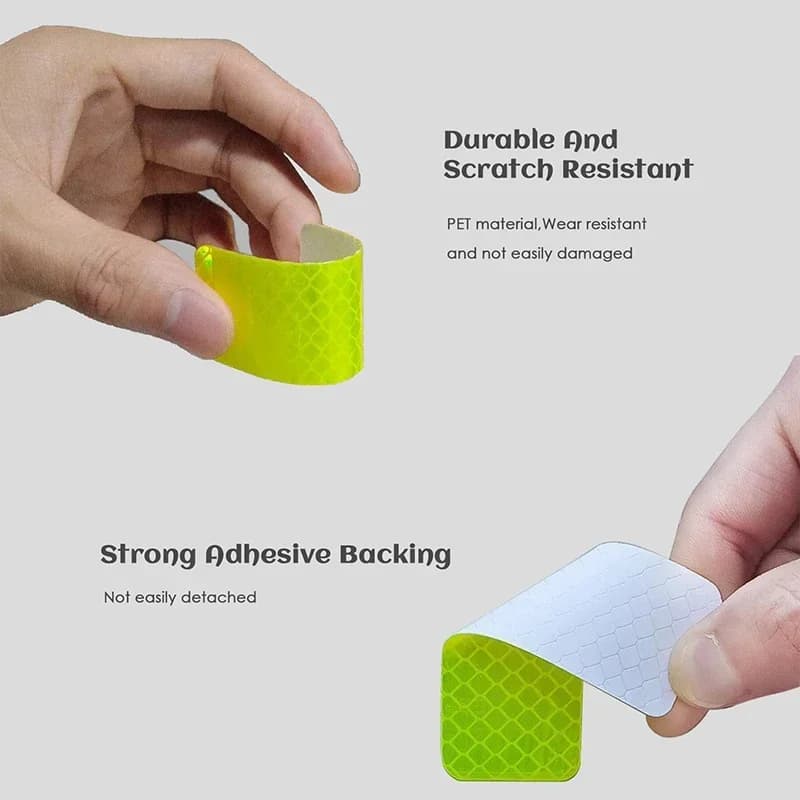 10 pièces bébé poussette utilise avertissement de sécurité anti-collision patch réfléchissant vélo v