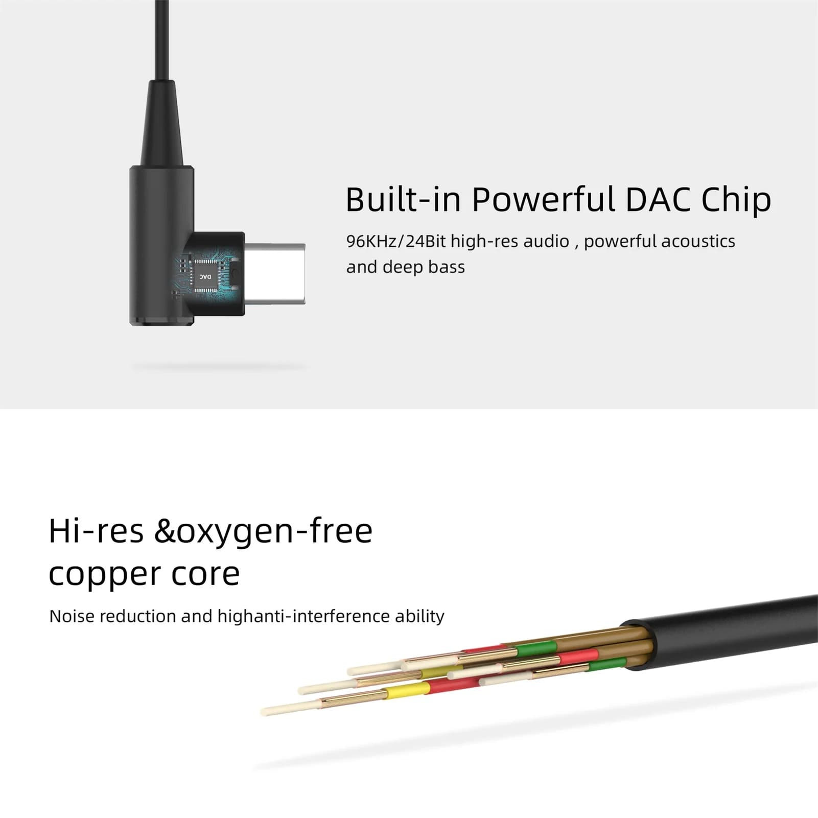 SoundMAGIC-Écouteurs numériques USB Type C avec microphone, écouteurs stéréo HiFi, basses injustes, 