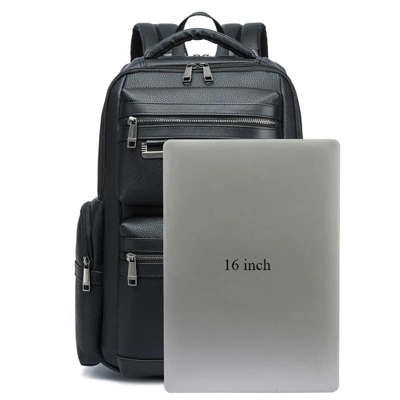 Sac à dos de luxe hommes grande capacité sacs de voyage affaires 16 pouces sac à dos pour ordinateur