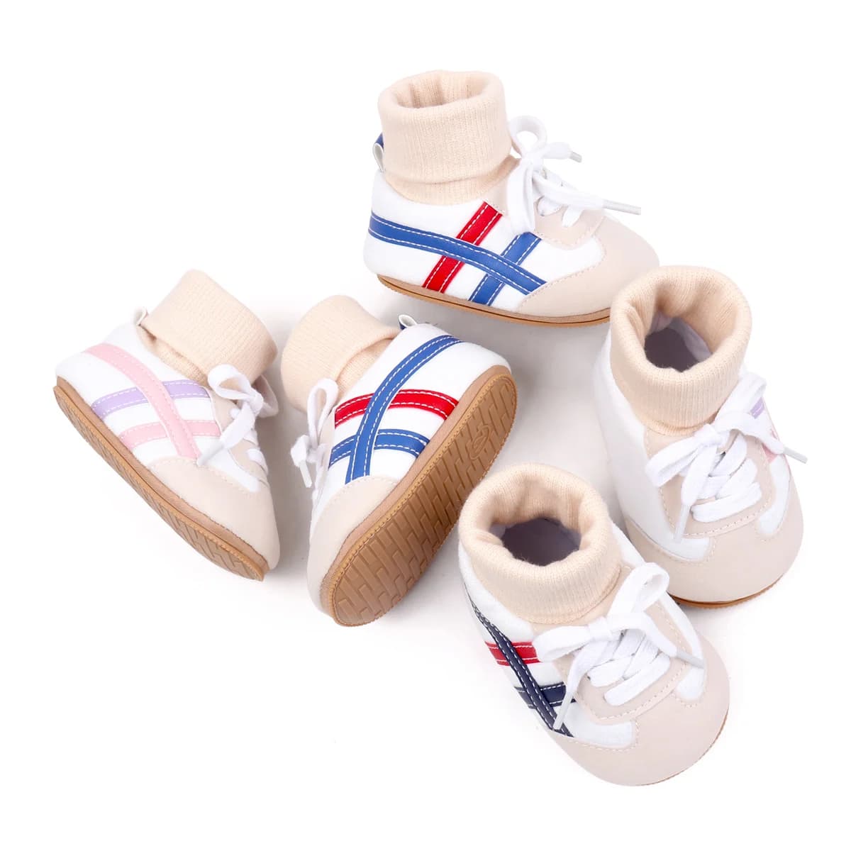 Chaussette bébé Shos automne et hiver bébé filles garçons Style couvert de cheville 0-1 ans anti-dér