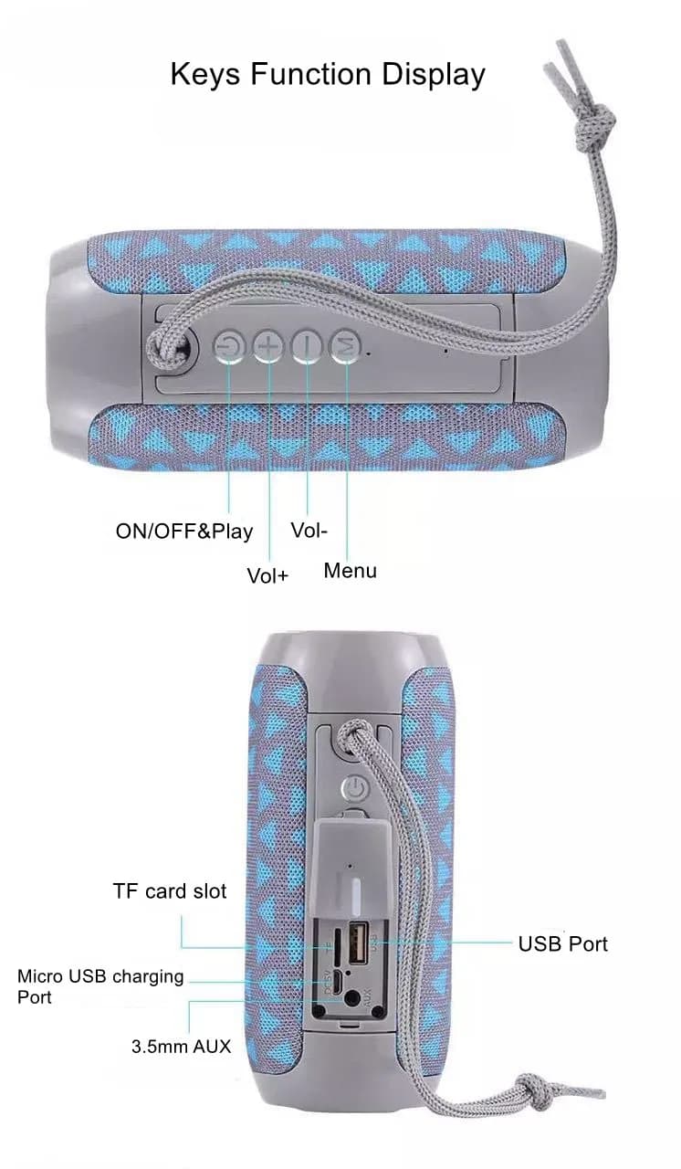 TG117 haut-parleur Bluetooth extérieur haut-parleur sans fil Portable colonne double basse barre de 