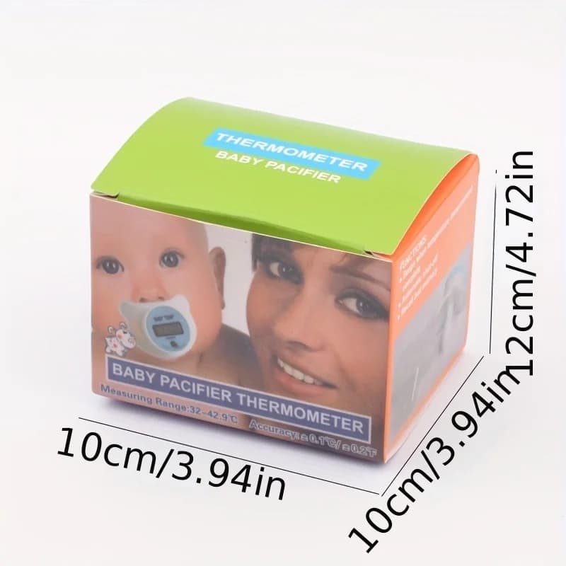 Thermomètre électronique pour sucette pour bébé, thermomètre intelligent numérique pour nourrissons,