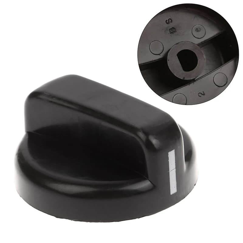Poignée en plastique générale de 8mm, 2 pièces, remplacement de cuisinière à gaz, bouton de commande