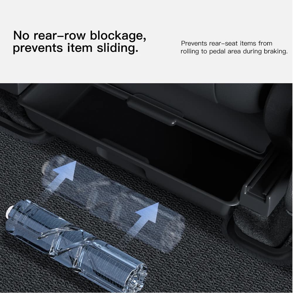YZ Pour Tesla Model Y Juniper 2025-2026 Boîte de rangement sous siège, accessoires intérieurs de voi
