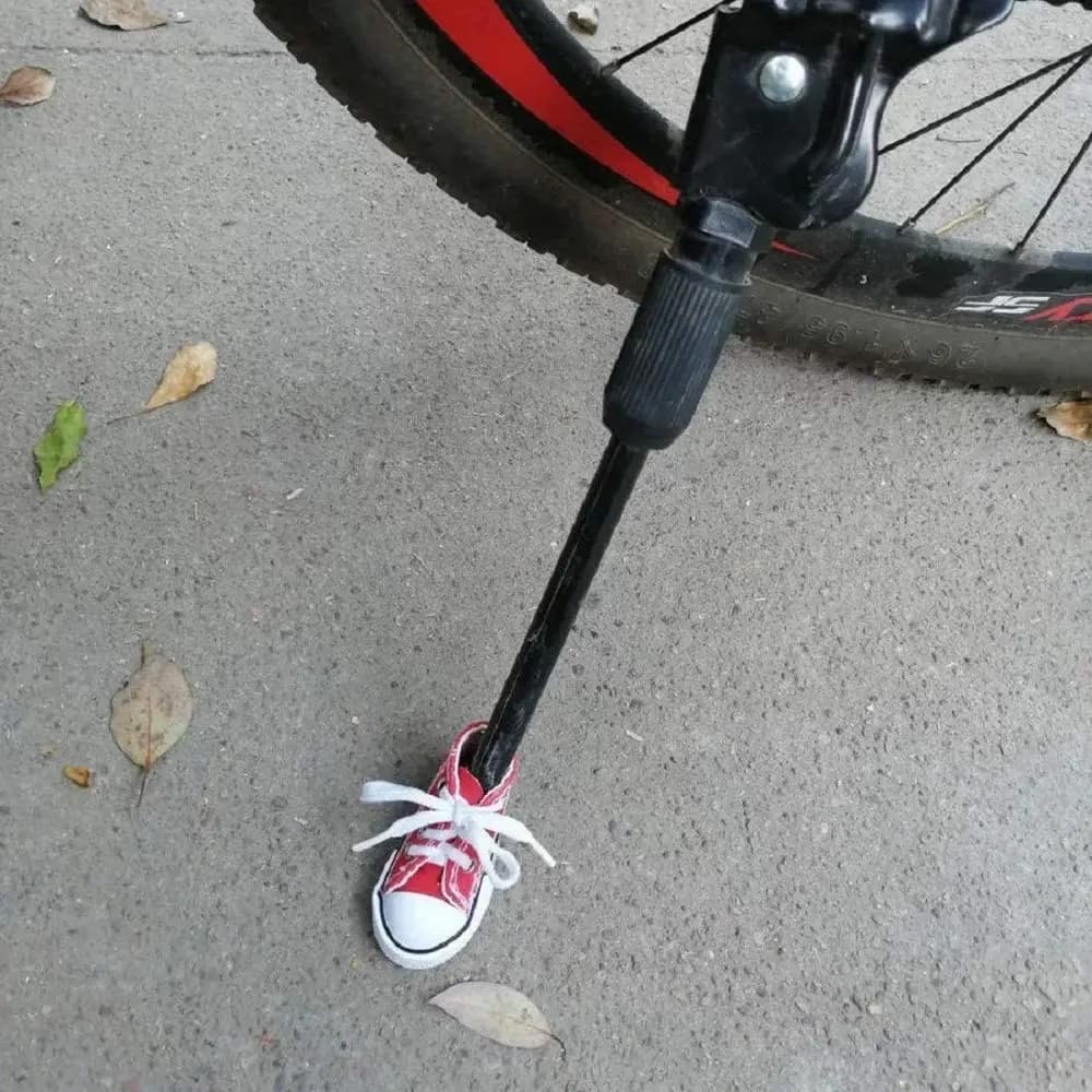 Support latéral de moto en toile, support de pied de mini chaussure, support de déclinaison de moteu
