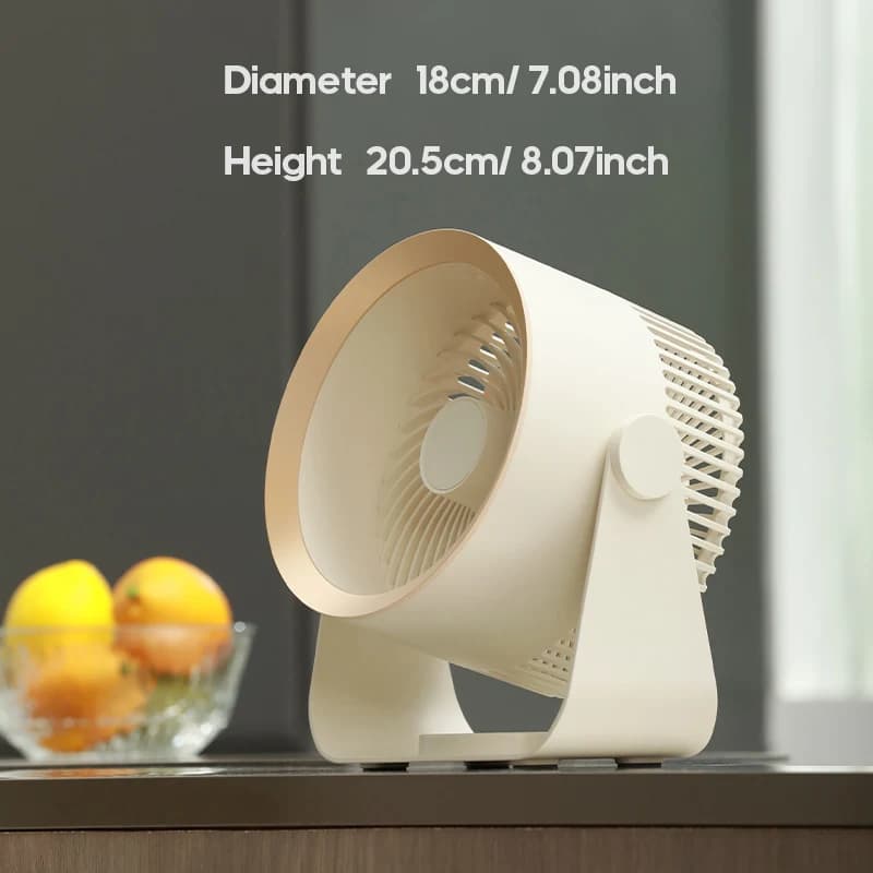 KINSCOTER Ventilateur électrique multifonctionnel Circulateur sans fil Portable Ventilateur silencie