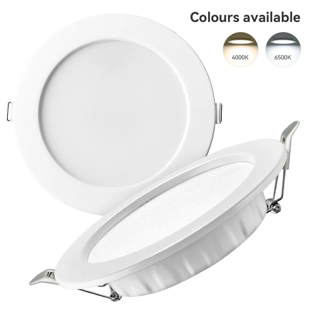 LED Downlight AC 220V encastré LED plafonnier décoration ronde 5W 7W 9W 12W 20W LED Spot vers le bas