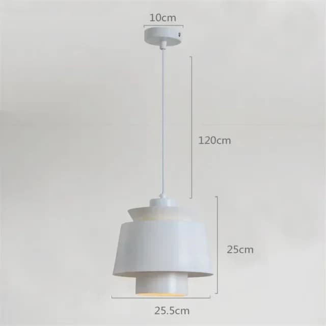 Lampe suspendue LED créative moderne en forme de macaron, pour restaurant, chambre à coucher, bar, c