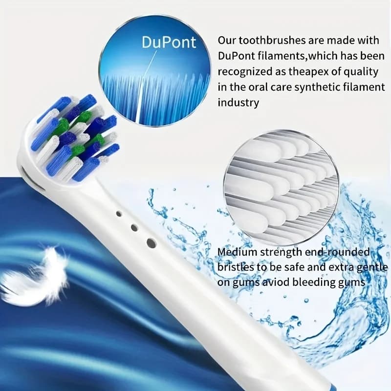 Têtes de brosse à dents de rechange, 4/12/16 pièces, compatibles avec oral-b Braun, têtes de brosse 