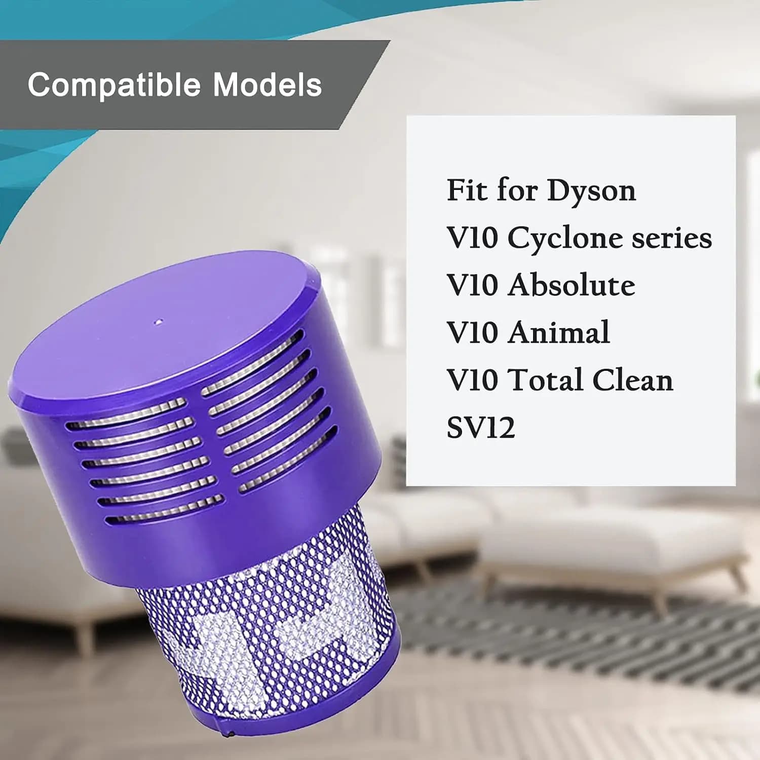 Pièces de rechange pour aspirateur Dyson V10 SV12 Cyclone Animal absolu, filtre Hepa Post-filtres, a