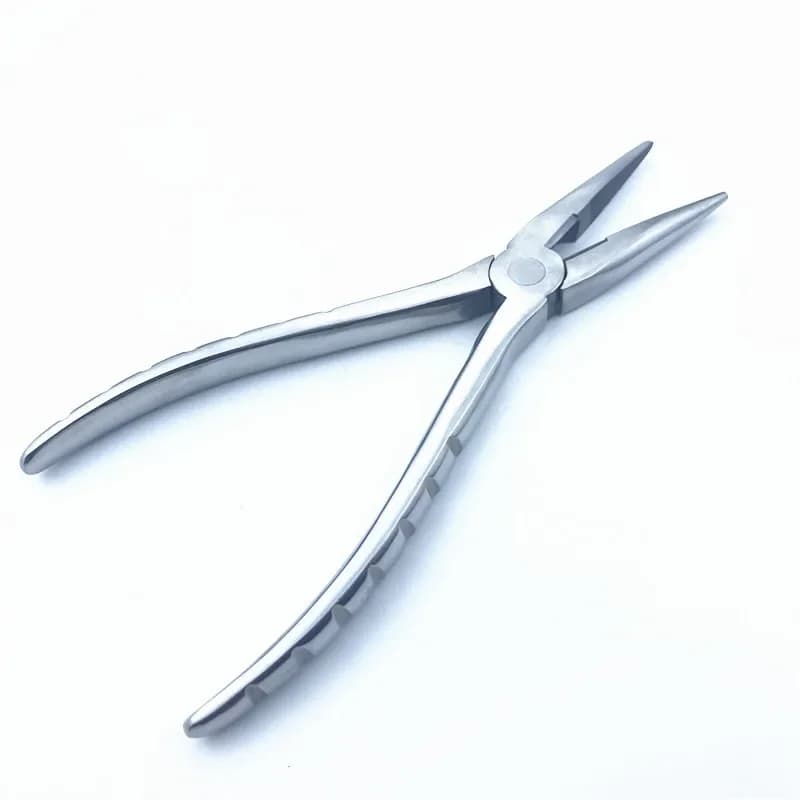 Pince Antarctique Plate avec Mâchoires Dentelées, Instrument Orthopédique Vétérinaire, Grand, Petit