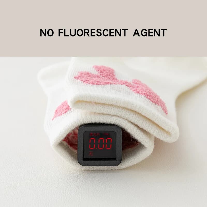 5 paires de chaussettes mi-mollet avec nœud papillon pour enfants filles, en coton peigné sélectionn