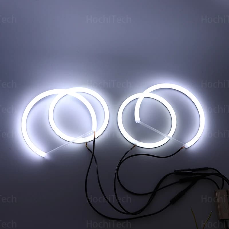Kit yeux d'ange LED de haute qualité, 3 ans de garantie, anneau Halo en coton blanc pour BMW série 1
