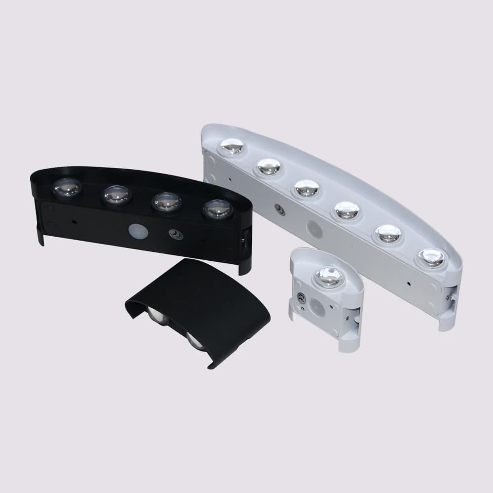 Lampes murales extérieures imperméables chambre salon appliques murales en aluminium éclairage décor