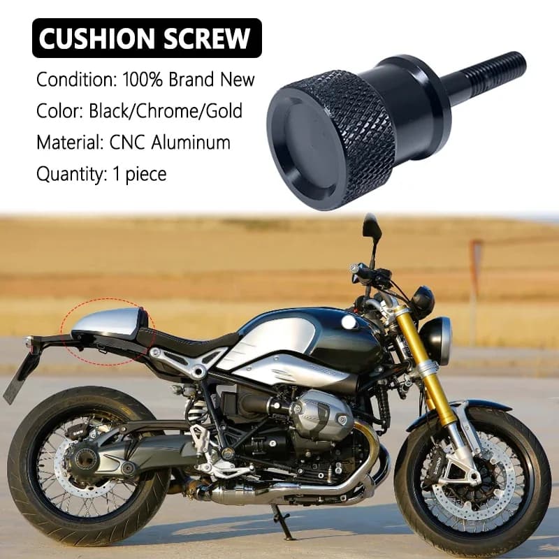 Boulon de siège de passager pour BMW R NineT, vis d'onglet R Nine T R9T RNINET PURE /Scramb 2014-202