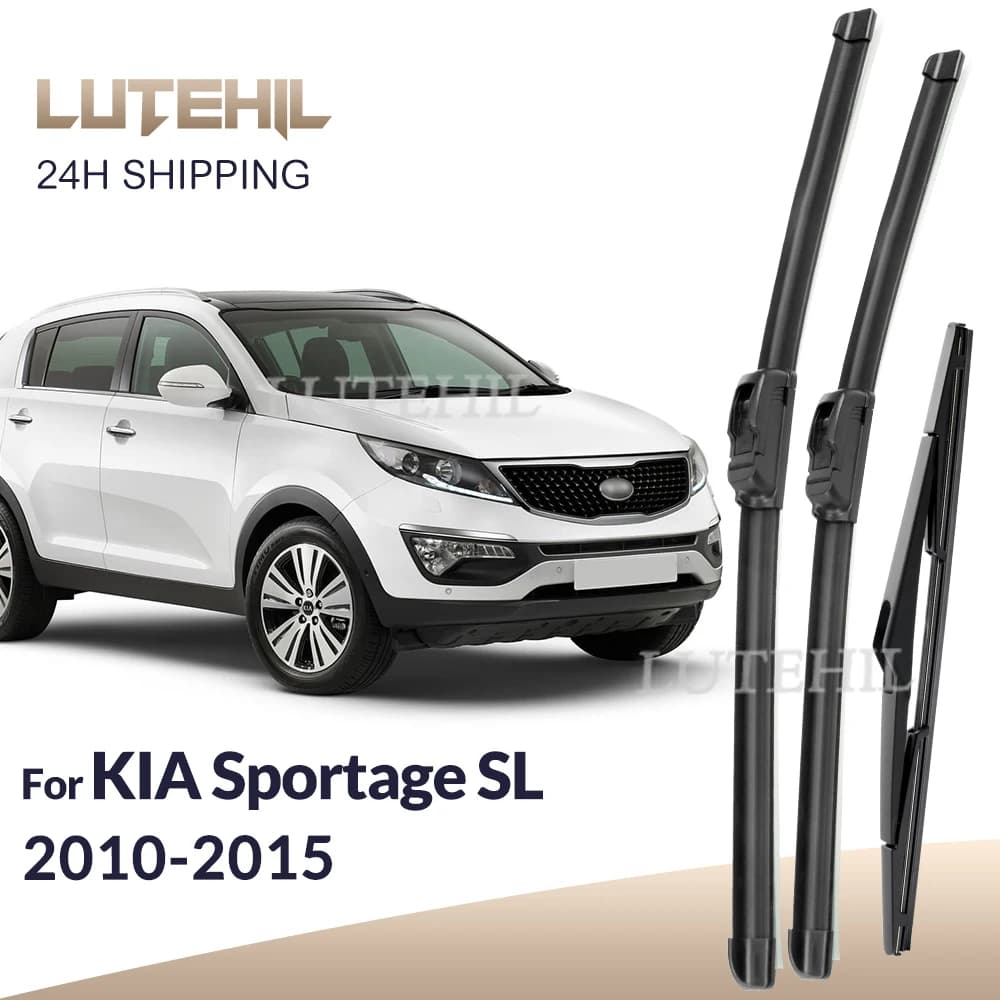 Pour KIA Sportage SL 2010-2015 2011 2012 2013 2014 essuie-glace avant et arrière balais d'essuie-gla