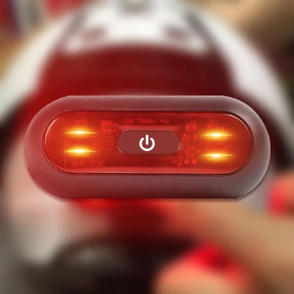 Feu arrière de casque de moto et de vélo, Rechargeable par USB, Signal de sécurité, lampe d'avertiss