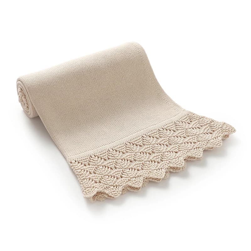 Couvertures tricotées pour nouveau-nés garçons et filles, enveloppes d'emmaillotage Super douces pou