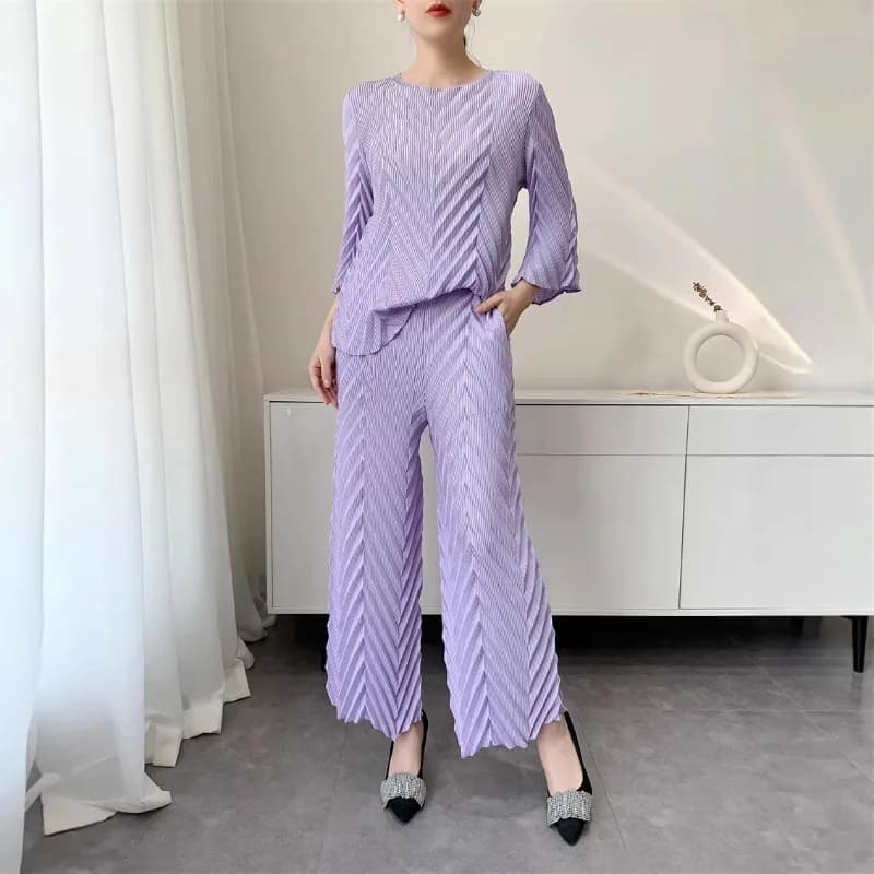 Nouvelle collection Printemps 2026 : Ensemble 2 pièces pour femme, fait main, comprenant un haut T-s
