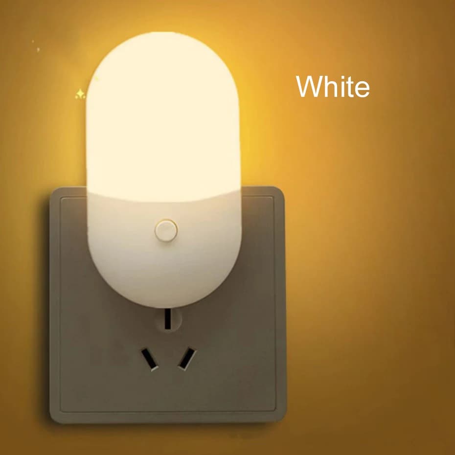 Veilleuses LED avec prise UE/US, lampe de chevet, chambre à coucher, salon, chambre bébé, couloir, W