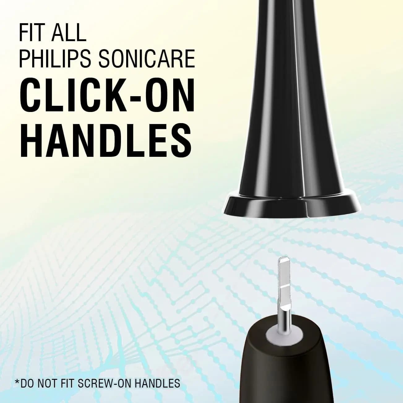 Têtes de brosse de rechange compatibles avec les têtes de brosse à dents électrique Phili Sonic Care