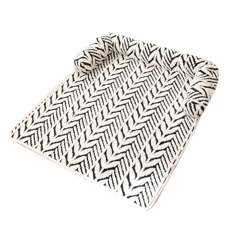 Coussin-lit pour chien, lit apaisant et doux pour protéger les meubles, pour les races moyennes et g