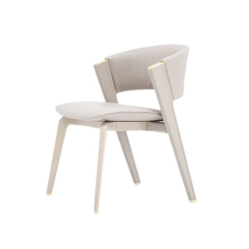 Chaise simple et moderne, tabouret à dossier avec chaise de banquet en bois de frêne