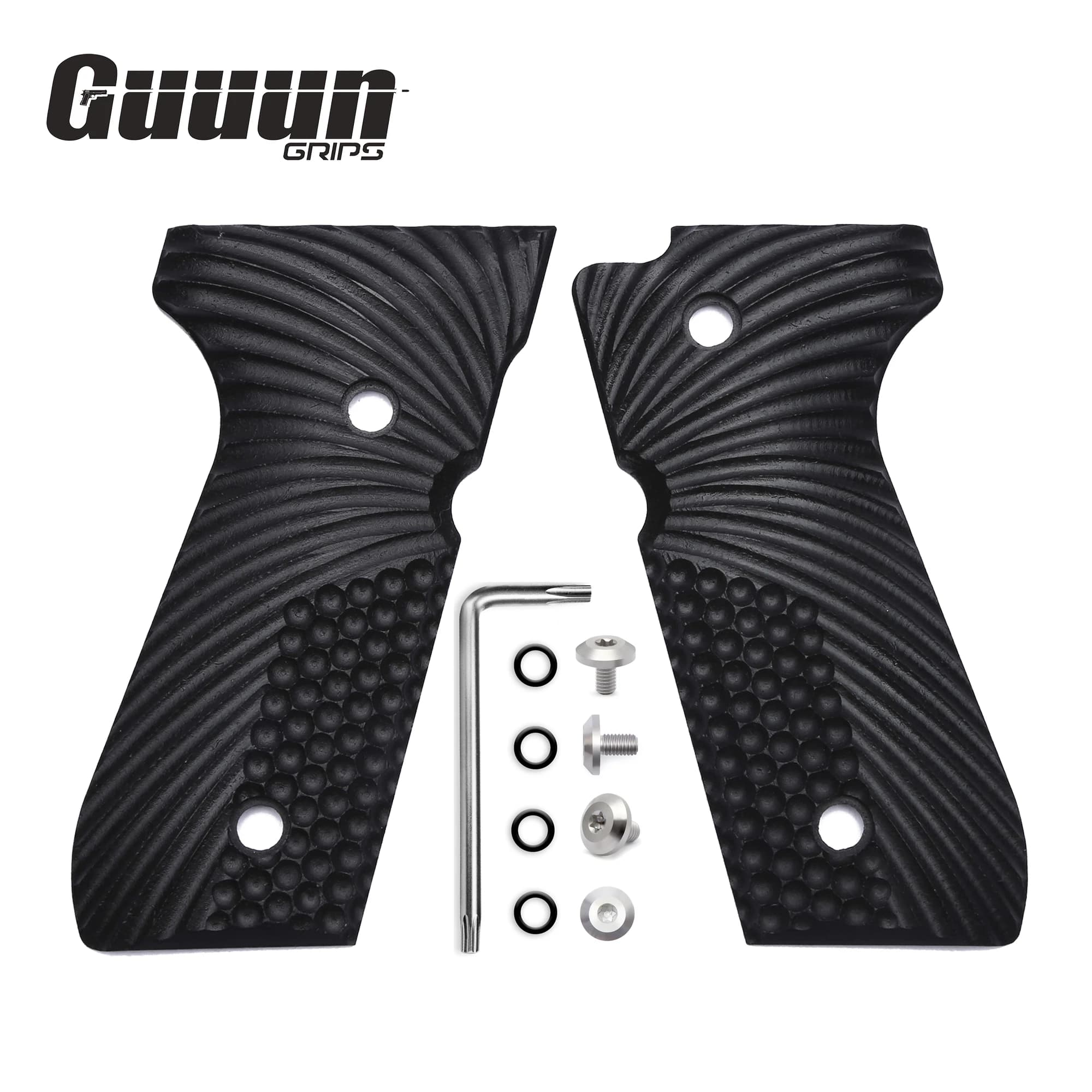 Poignées Guuun G10 pour Beretta 92/96 92fs M9 92A1 INOX panneau de poignée décoratif antidérapant OP