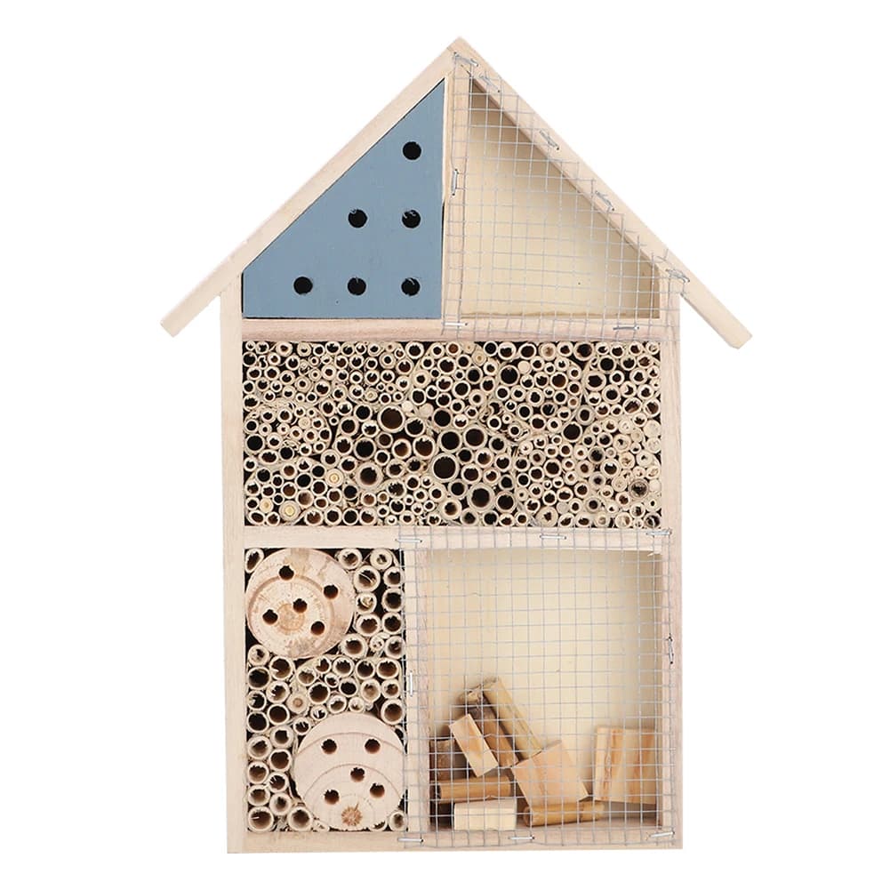 Maison en bois avec équation d'insectes, maison en bois, chambre à insectes, abri d'hôtel, nids de d