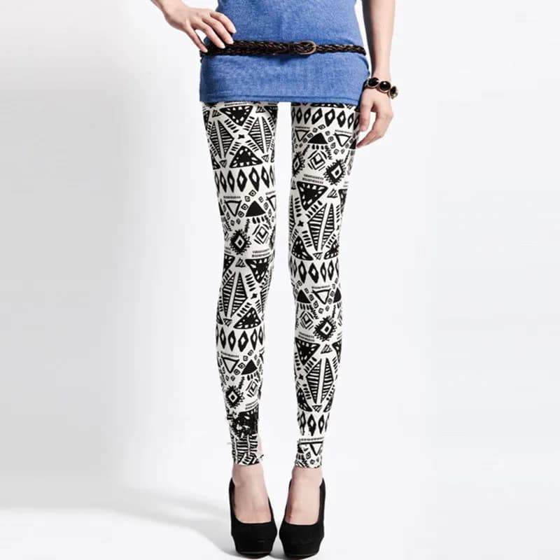 DOIAESKV – Leggings Sexy et décontracté pour femmes, jambières colorées, adaptées à la plupart des t