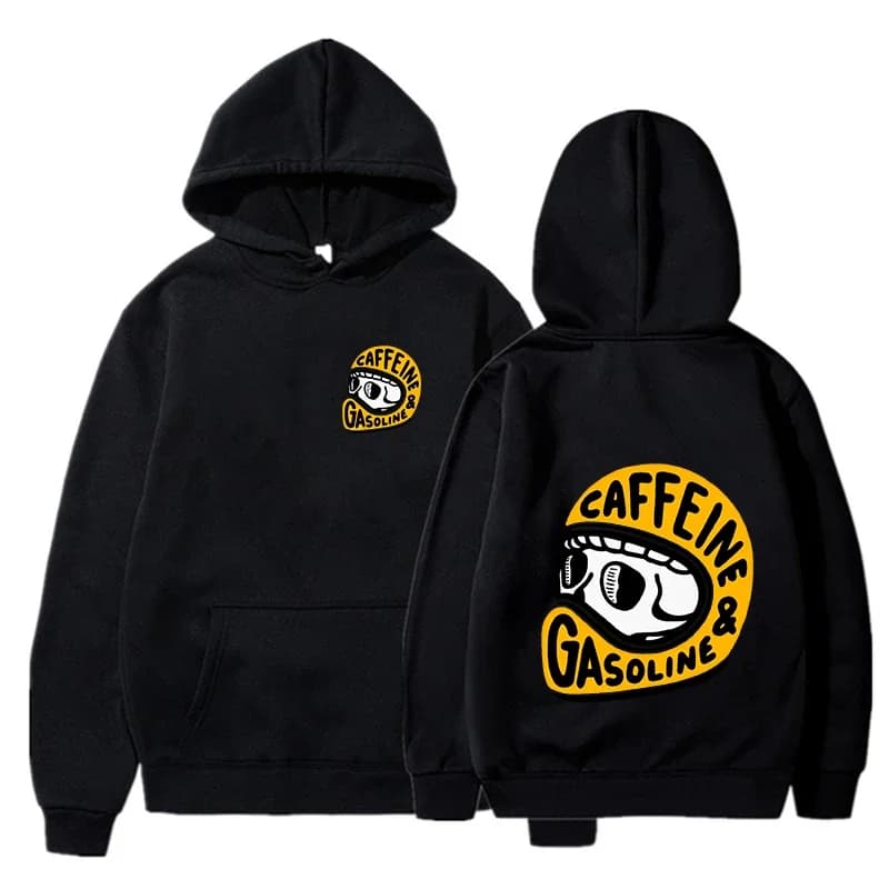 2025 printemps automne hommes sweats à capuche gothique Harajuku Biker crâne graphique nouveaux homm
