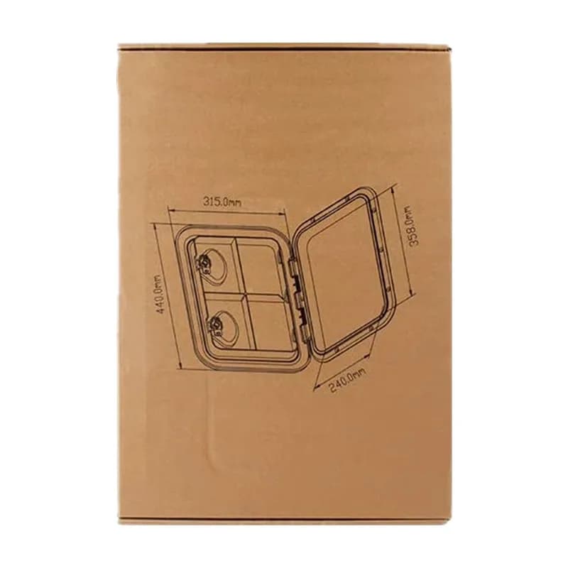Accessoires de bateau couvercle de trappe d'accès de pont ABS pour bateau marin yacht RV étanche Ant
