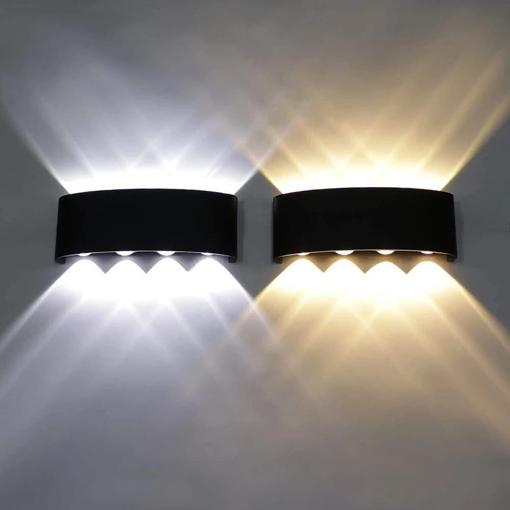 Lampes murales extérieures imperméables chambre salon appliques murales en aluminium éclairage décor