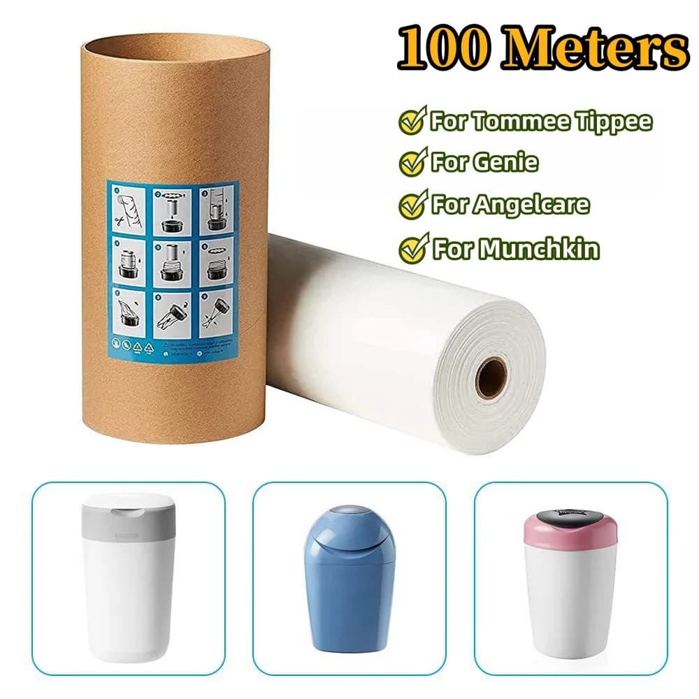 Recharges de seaux à couches pour Tommee Tippee, sacs de recharge de couches pour bébé pour génie po