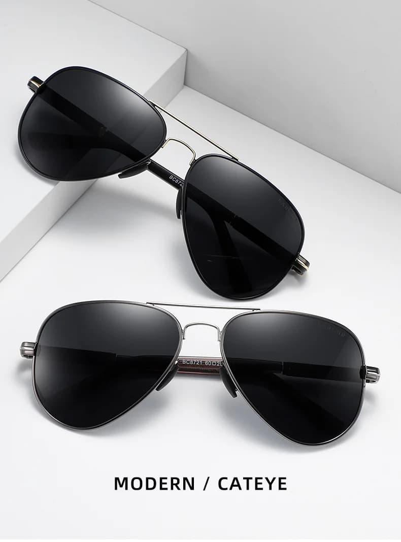 Lunettes De soleil polarisées pour hommes BARCUR lunettes De soleil pilotes pour hommes accessoires 